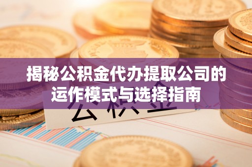 康县揭秘公积金代办提取公司的运作模式与选择指南