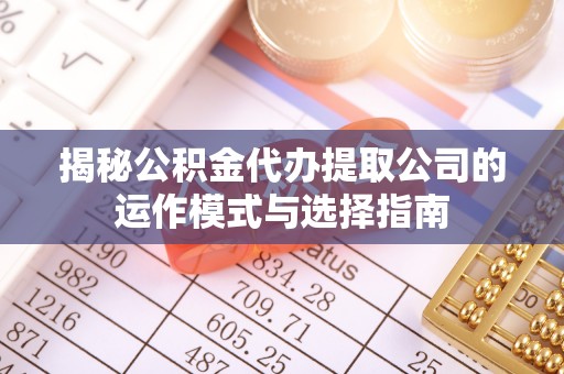 康县揭秘公积金代办提取公司的运作模式与选择指南