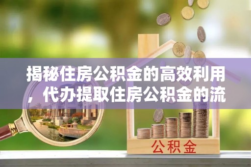 康县揭秘住房公积金的高效利用，代办提取住房公积金的流程与技巧