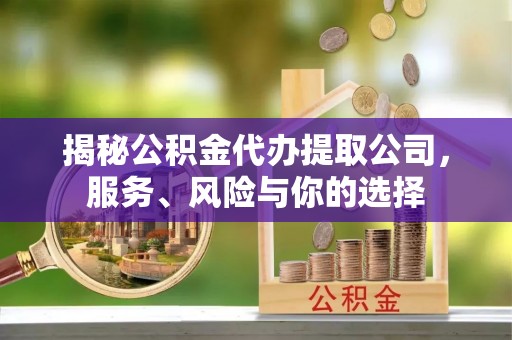 康县揭秘公积金代办提取公司，服务、风险与你的选择