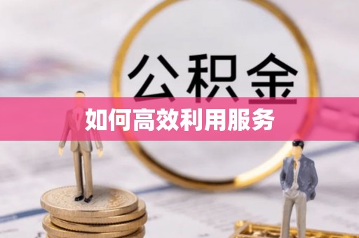 康县如何高效利用服务