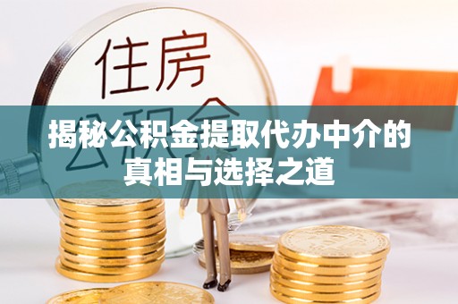 康县揭秘公积金提取代办中介的真相与选择之道